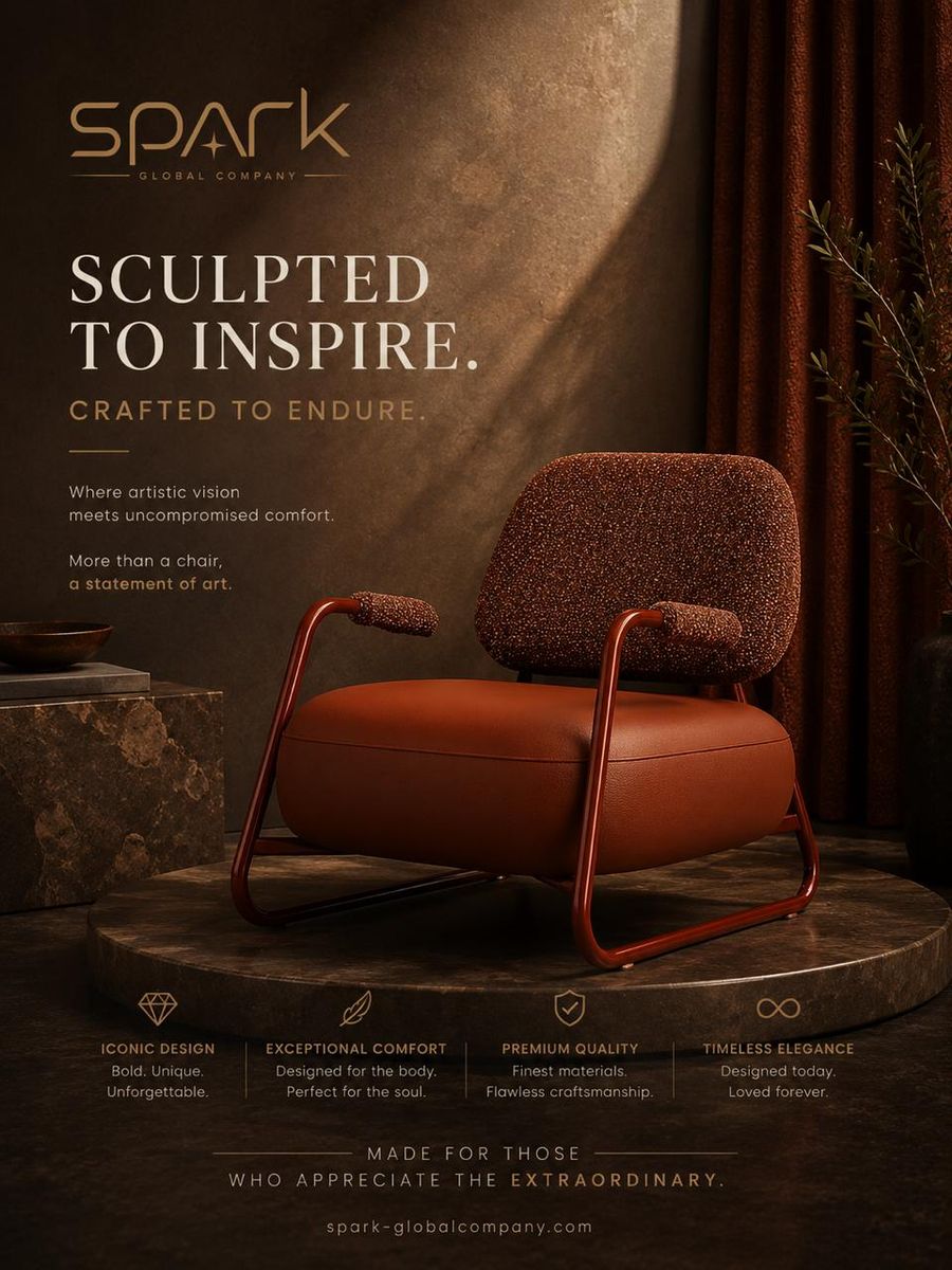 Rust Leather Chair